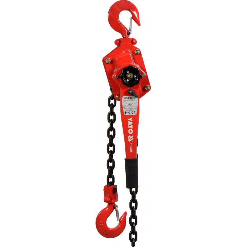 YT-58966 YATO Scripete cu lant 3000 kg, 1.5 m
