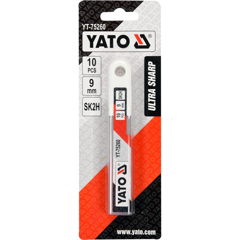 YT-75260 YATO Set 10 bucati lame cutter SK2H, 9 mm
