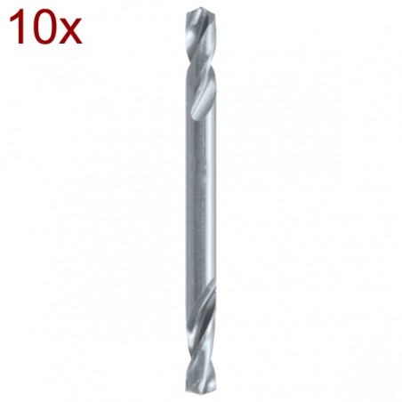 Set 10 burghie HSS-G varf dublu 4 mm Makita