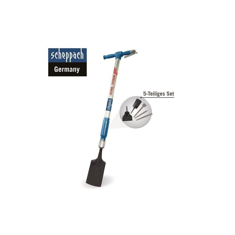 Multifunctional pneumatic 5 in 1 AERO 2 SPADE Scheppach