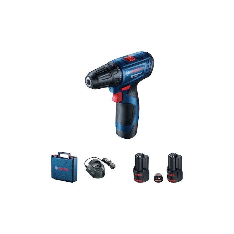 BOSCH 06019G8000 Masina gaurit 2 acumulatori 12V 2.0Ah