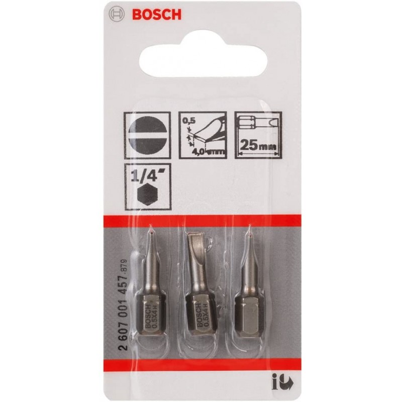 2607001457 Biti de insurubare SL 0,5x4,0 mm Bosch