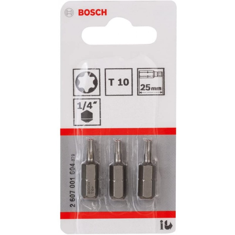 Biti de insurubare T10 XH lungime 25 mm Bosch 2607001604