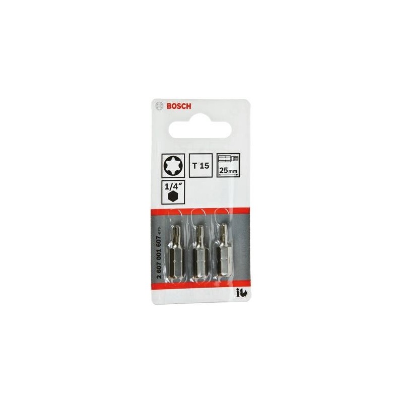 Biti de insurubare T15 XH lungime 25 mm Bosch 2607001607