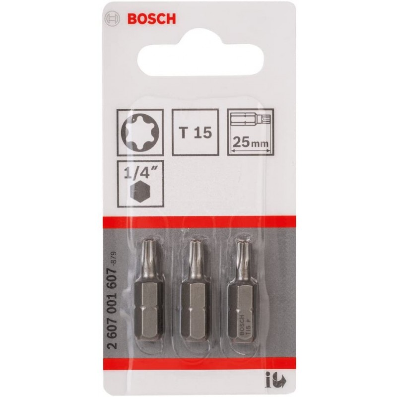 Biti de insurubare T15 XH lungime 25 mm Bosch 2607001607