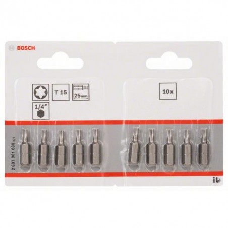 Biti de insurubare T15 XH lungime 25 mm Bosch 2607001608