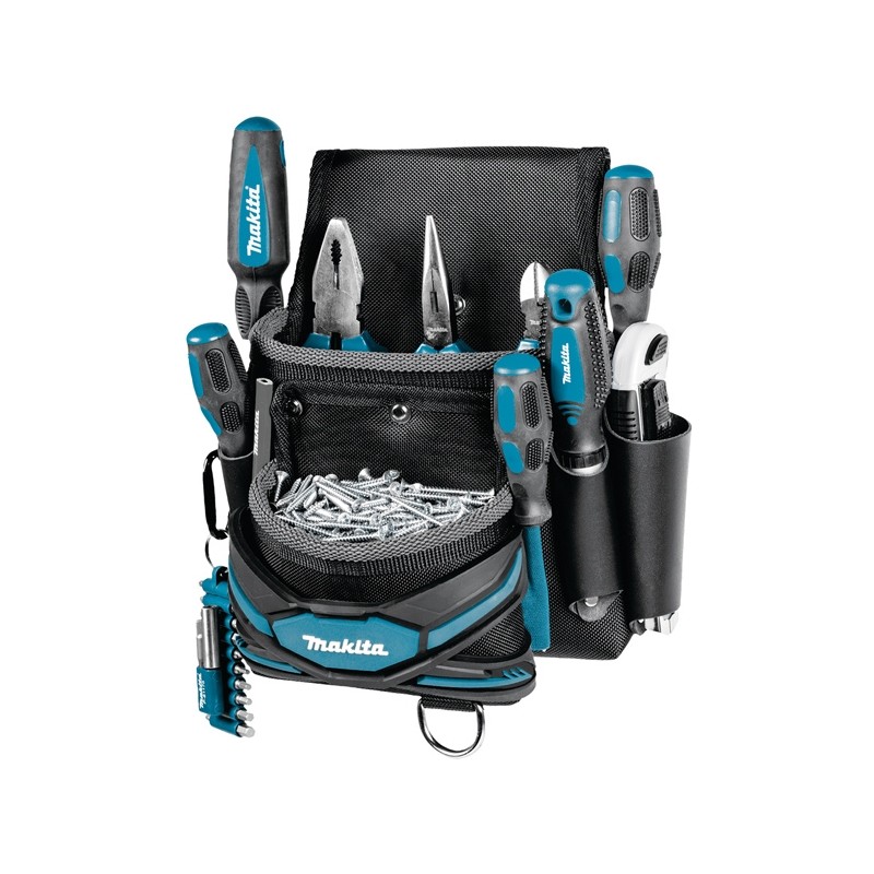 Suport curea pentru accesorii si scule de mana cu 2 buzunare Makita