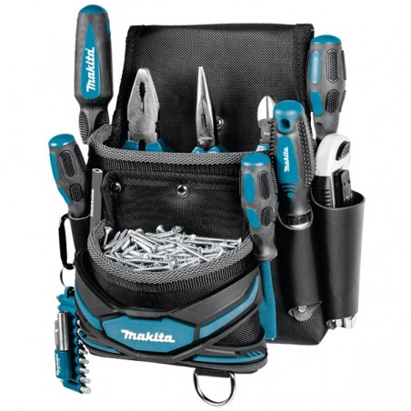 Suport curea pentru accesorii si scule de mana cu 2 buzunare Makita