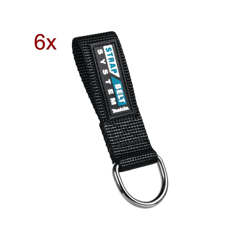 Set de 6 agatatoare de curea Makita