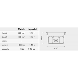 Geanta pentru scule de mana tip galeata Makita