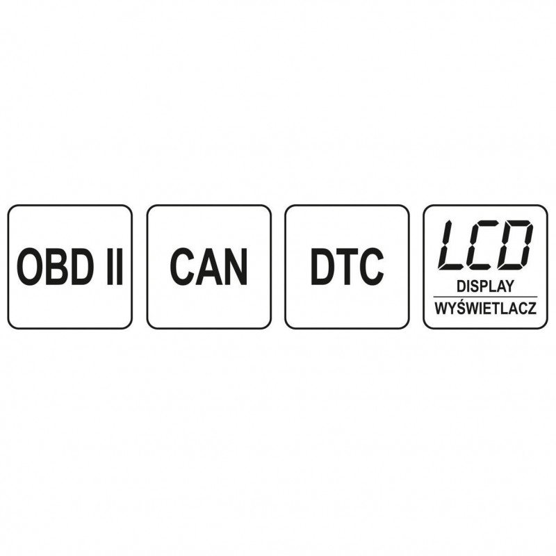 YT-72977 Tester Diagnostic Auto OBD2, EOBD cu alimentare directa Yato