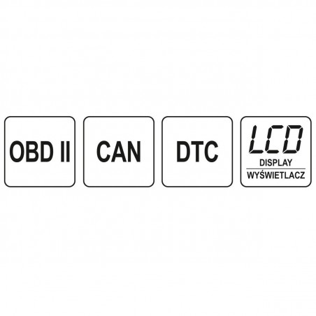 YT-72977 Tester Diagnostic Auto OBD2, EOBD cu alimentare directa Yato