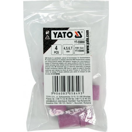 Set patru duze ceramice pentru cuva de sablat Yato