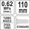 Pistol de suflat aer cu tija lunga si duza turbo Yato YT-23723