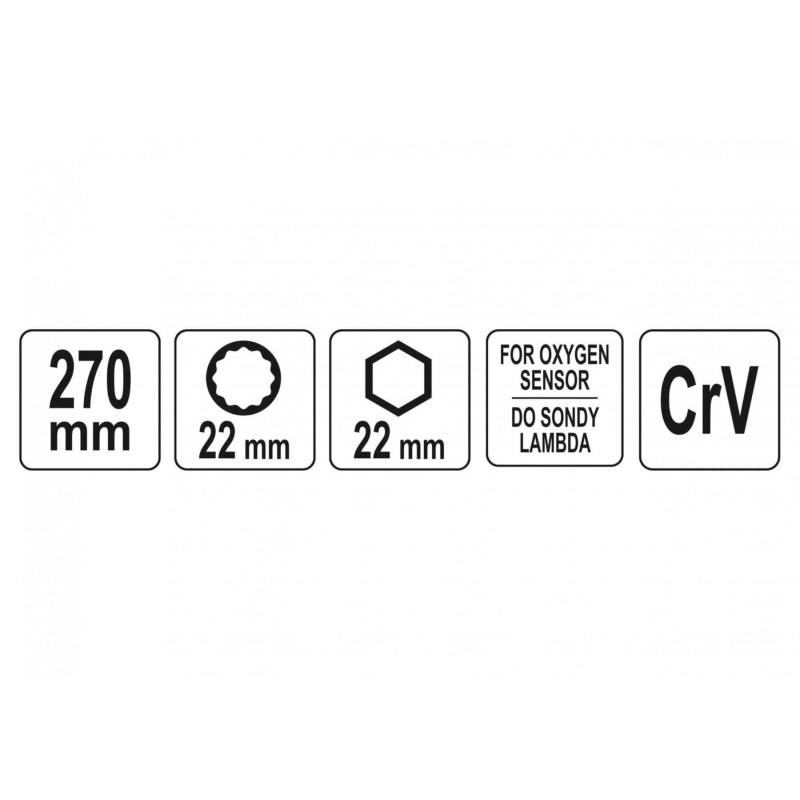 Cheie pentru sonda lambda Yato YT-17515