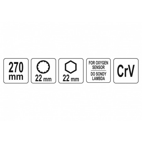 Cheie pentru sonda lambda Yato YT-17515