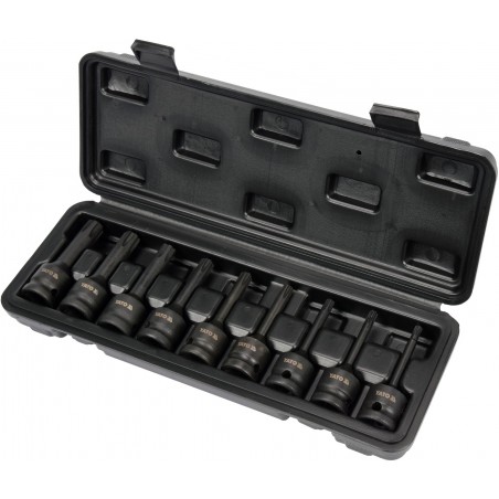 Set de noua biti de impact Ribe 1/2 Yato YT-10681