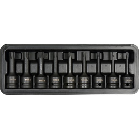 Set de noua biti de impact Ribe 1/2 Yato YT-10681