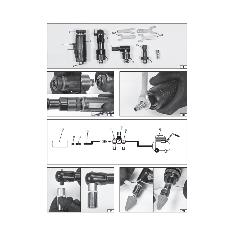 Antrenor  3 in 1 actionat pneumatic Yato YT-09860