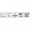 Masina de taiat metal cu actionare pneumatica Yato YT-09716