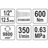 Pistol de impact cu actionare pneumatica Yato YT-09506