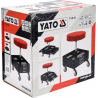 Scaun atelier cu trei sertare incorporate Yato YT-08795