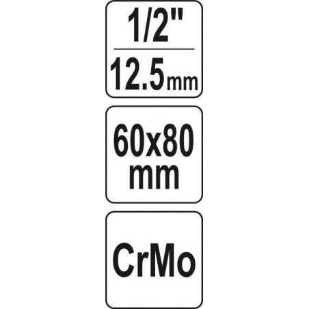 Cheie filtru de ulei reglabila 60-80 mm Yato YT-08235