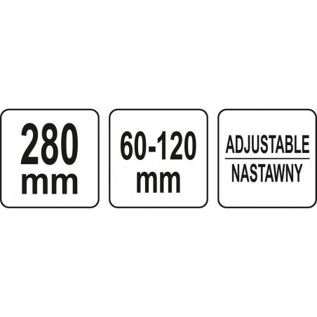 Cheie reglabila pentru filtre de ulei Yato YT-08231
