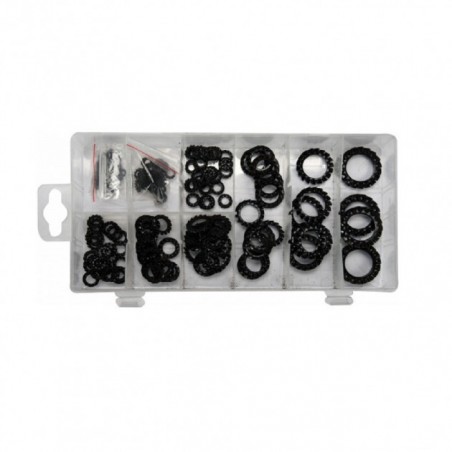 Set 200 saibe cu crestaturi exterioare anti-vibrante Yato YT-06863