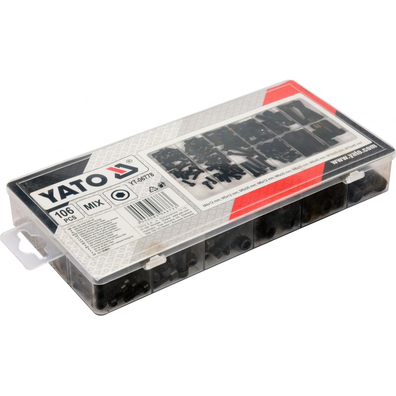 Set 106 suruburi cu cap hexagonal Yato YT-06778