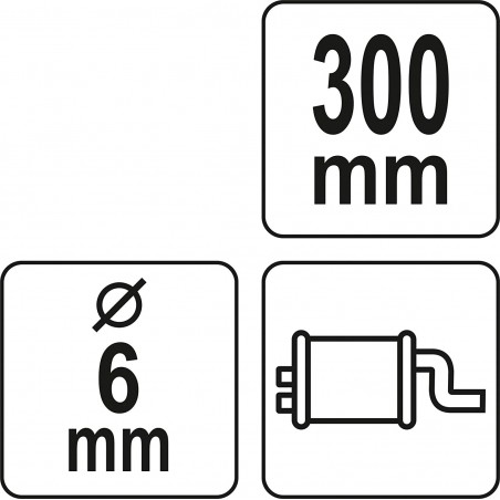 Yato YT-06390 Carlig pentru sistemul de evacuare auto Yato