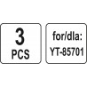 Set 3 saci aspirator din lana stratificata Yato YT-85731