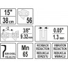 Lant 15 inch pentru fierastrau pe benzina si electric Yato