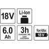 YT-82845 Acumulator Litiu-ion 18 V 6.0Ah Yato