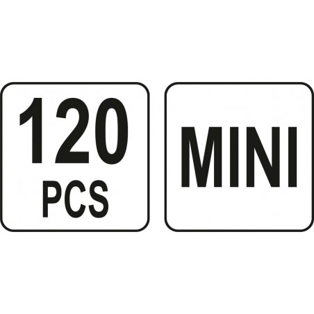 Set sigurante auto 120 PCS mini Yato