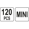 Set sigurante auto 120 PCS mini Yato