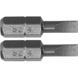 Biti de 25 mm 1/4" cu cap drept tip surubelnita SL4 Yato