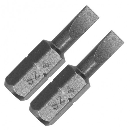 Biti de 25 mm 1/4" cu cap drept tip surubelnita SL4 Yato