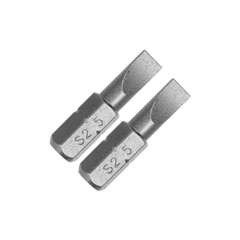 Biti de 25 mm 1/4" cu cap drept tip surubelnita SL5 Yato