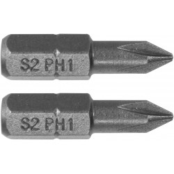 Biti de 25 mm 1/4" cu cap Phillips PH1 Yato