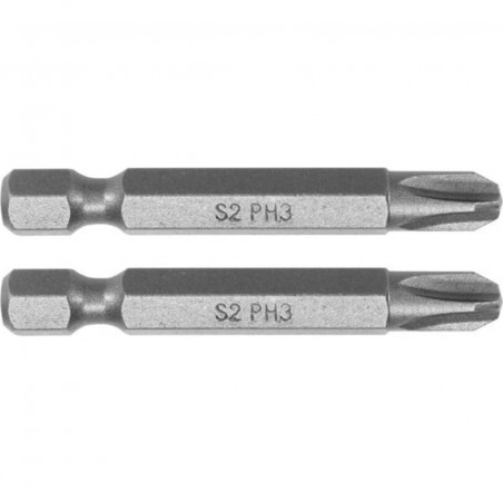 Biti de 50 mm 1/4" cu cap Phillips PH3 Yato