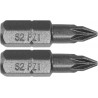 Biti de 25 mm 1/4" cu cap Pozidriv PZ1 Yato