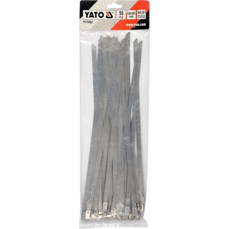 Coliere metalice reglabile din otel 8.0 x 300 mm Yato
