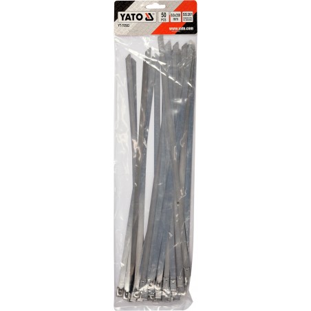 Coliere metalice reglabile din otel 8.0 x 350 mm Yato