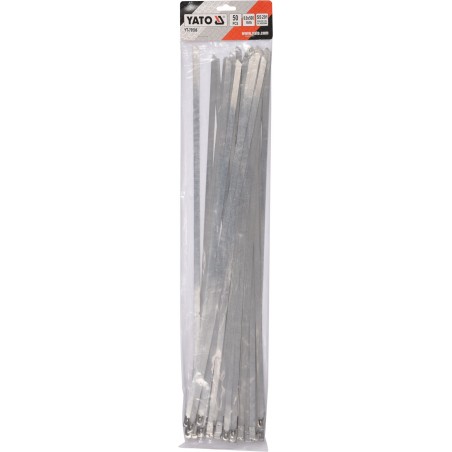 Coliere metalice reglabile din otel 8.0 x 500 mm Yato