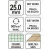 Carota diamantata 25 mm pentru placi ceramice Yato