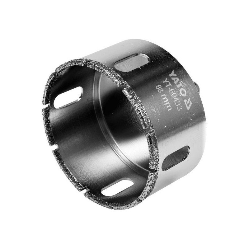 Carota diamantata 68 mm pentru placi ceramice Yato