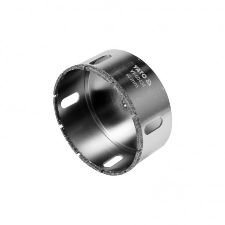 Carota diamantata 80 mm pentru placi ceramice Yato