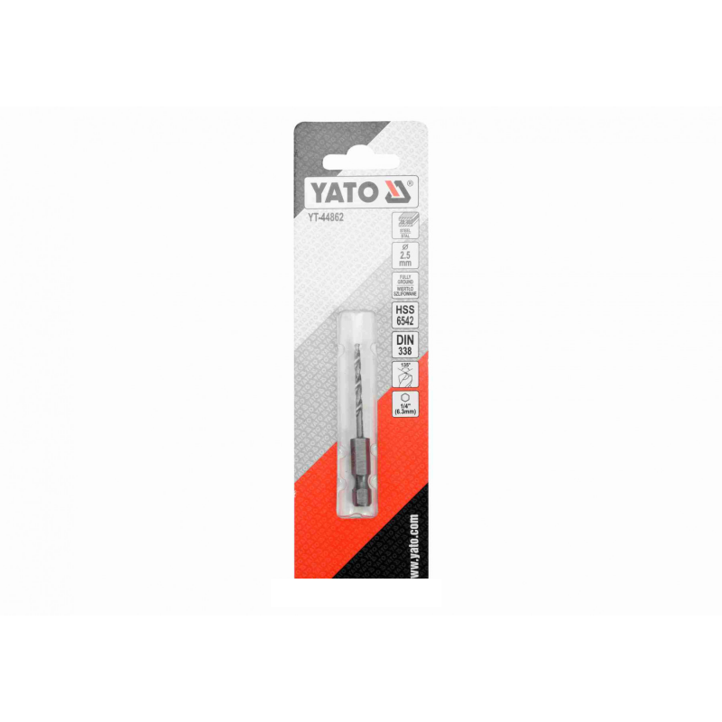 Burghiu metal 2.0 mm prindere hexagonal Yato