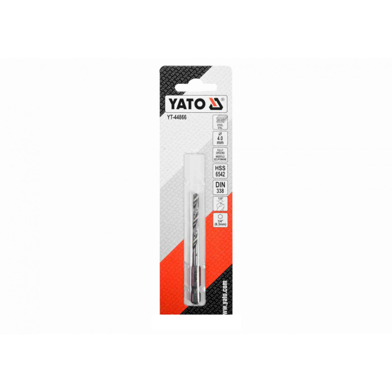 Burghiu metal 4.0 mm prindere hexagonala Yato